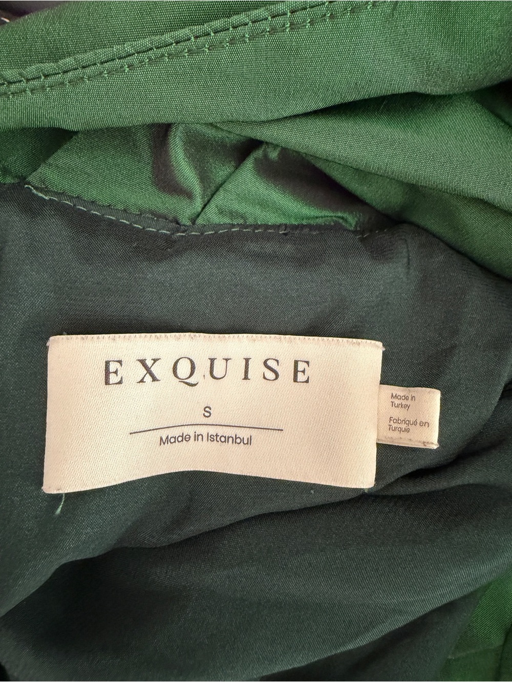 Anthropologie Exquise Tobie Dress in Emerald Green size small - Picture 11 of 13